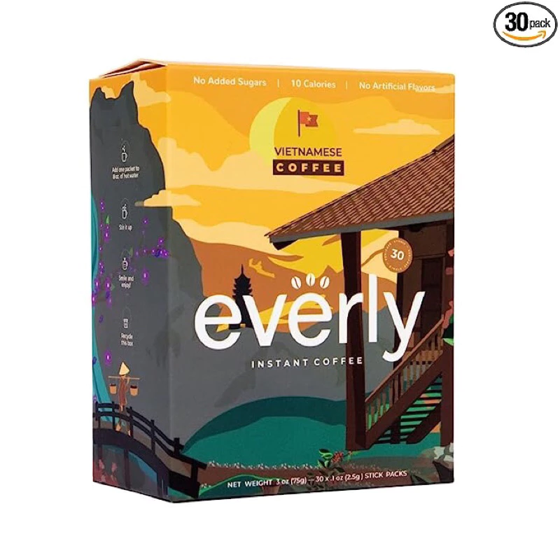 100%ピュア フリーズドライブラックコーヒー 30スティック