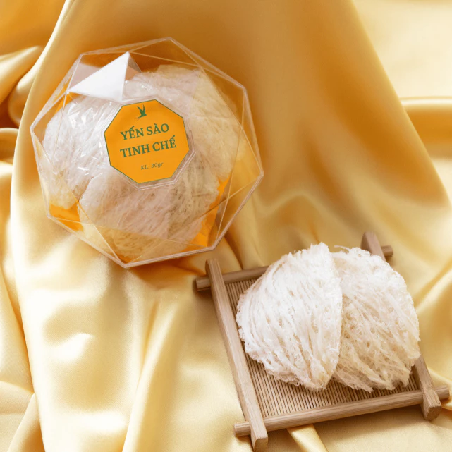 100%純粋精製ツバメの巣 (燕窩) - Food Cityベトナム製 高級健康食品の