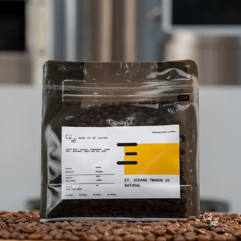 アラビカ エチオピア シダマ トワコク G1 ナチュラル スペシャルティコーヒー豆 100g (浅煎り/コールドブリュー/PO/エアロプレス)