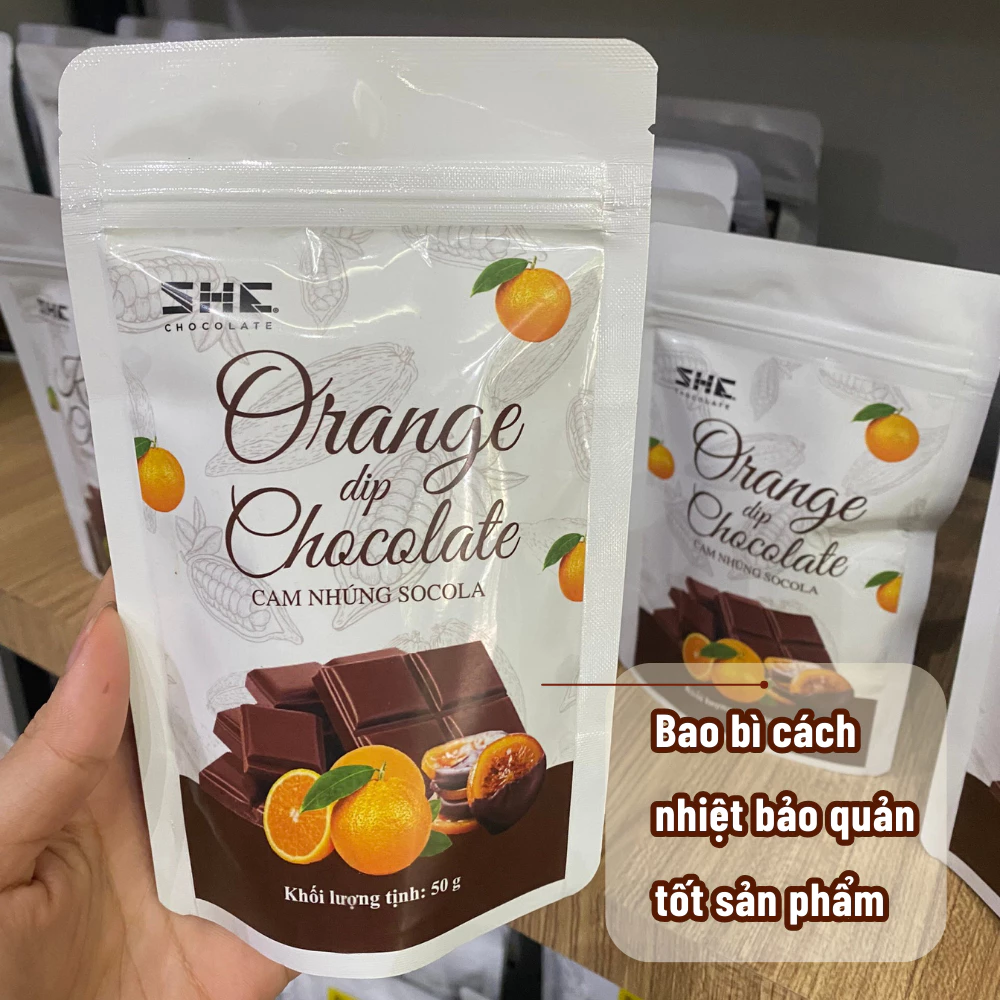 オレンジのチョコレートディップ 50g SHE Chocolate