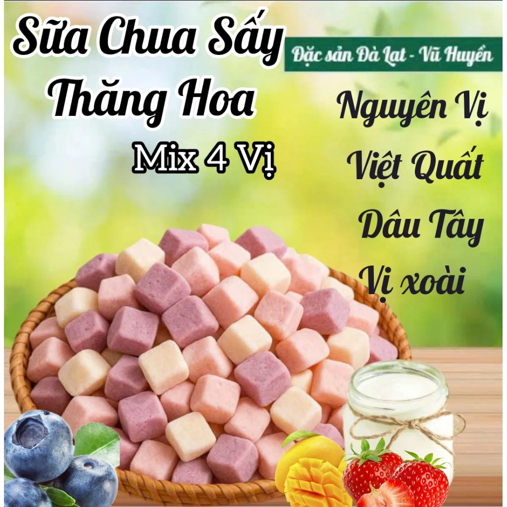 フリーズドライヨーグルト 4種ミックス 150g ジップ袋 | サクサク一口サイズ、善玉菌で腸活