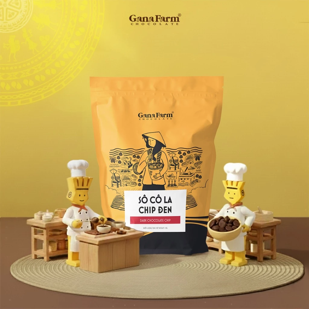 1kg 耐熱ブラックチョコレートチップ クッキー・製菓用