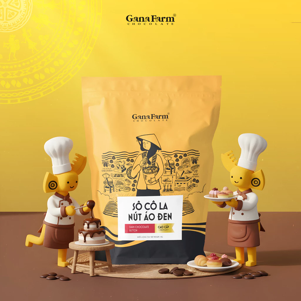 1kg 製菓用プレミアムミルクチョコレートボタン – 濃厚でまろやかな口溶け、プロの味