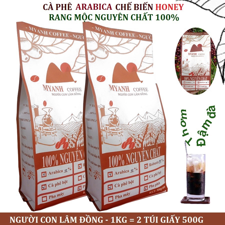 1kg カウダット アラビカ コーヒー - My Anh Coffee - MYANH COFFEE - マシンブリューイングパウダー - アラビカ CBK