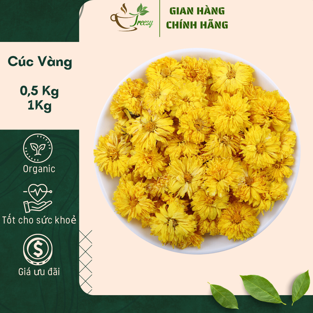 1Kg 乾燥黄菊茶 - 全花黄菊 - 樹木状 - ハーブティー