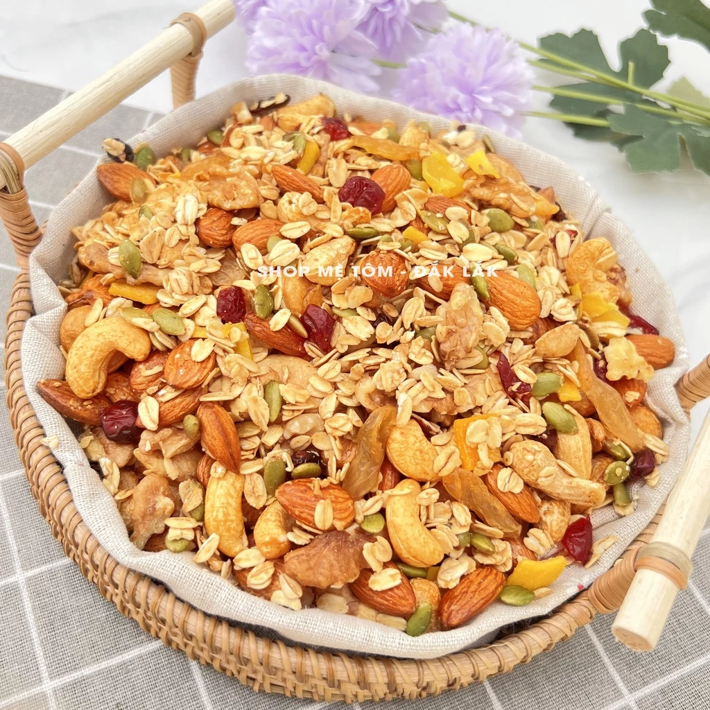 手作りはちみつグラノーラ 250g - ナッツ70% オートミール30%