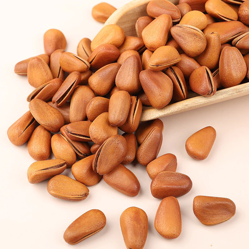 250gジップ袋入り Trùng Khánh産 無添加ロースト松の実 最高級グレード 栄養満点ダイエット食 絶妙なサクサク食感