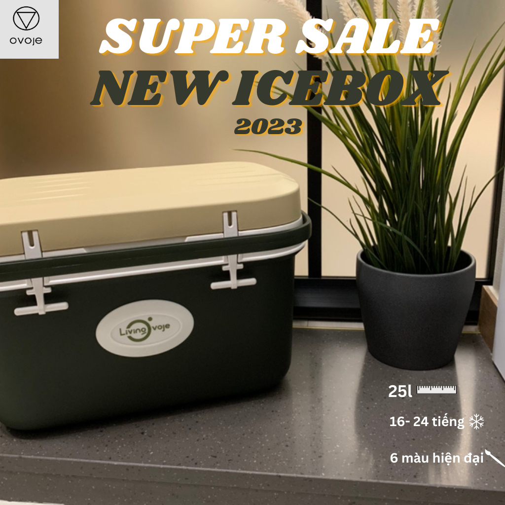 クーラーボックス 小型 LIVING OVOJE アイスボックス 21L