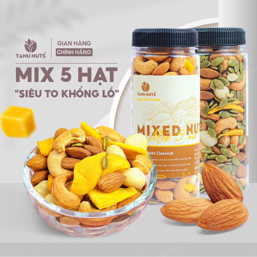 ドライフルーツ シリアル 5種類のミックスフルーツナッツ 350g TANU NUTS