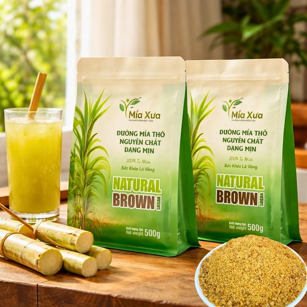 500g 純粋サトウキビ粗糖 - 無添加 自然の恵み