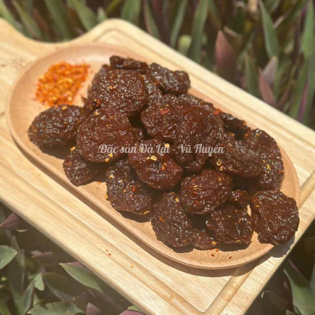 500g ジップ袋入り！青りんごのピリ辛塩唐辛子ドライフルーツ - 無糖・自然な甘酸っぱさ