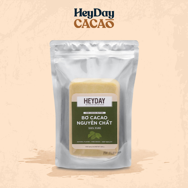 天然の生カカオバター ケーキ、化粧品、チョコレート等に 500g HeyDay CACAO