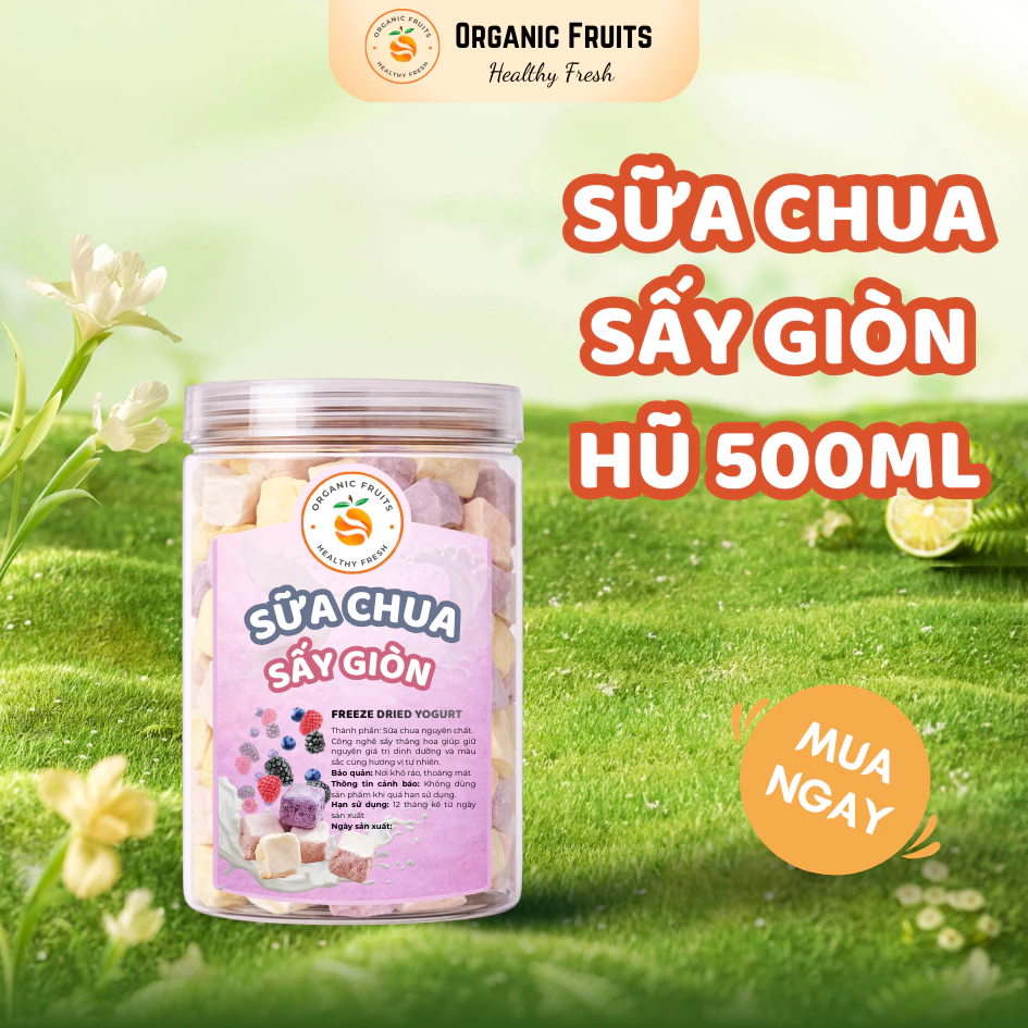 オーガニックフリーズドライヨーグルト 500ml – サクサクヘルシーヨーグルトスナック