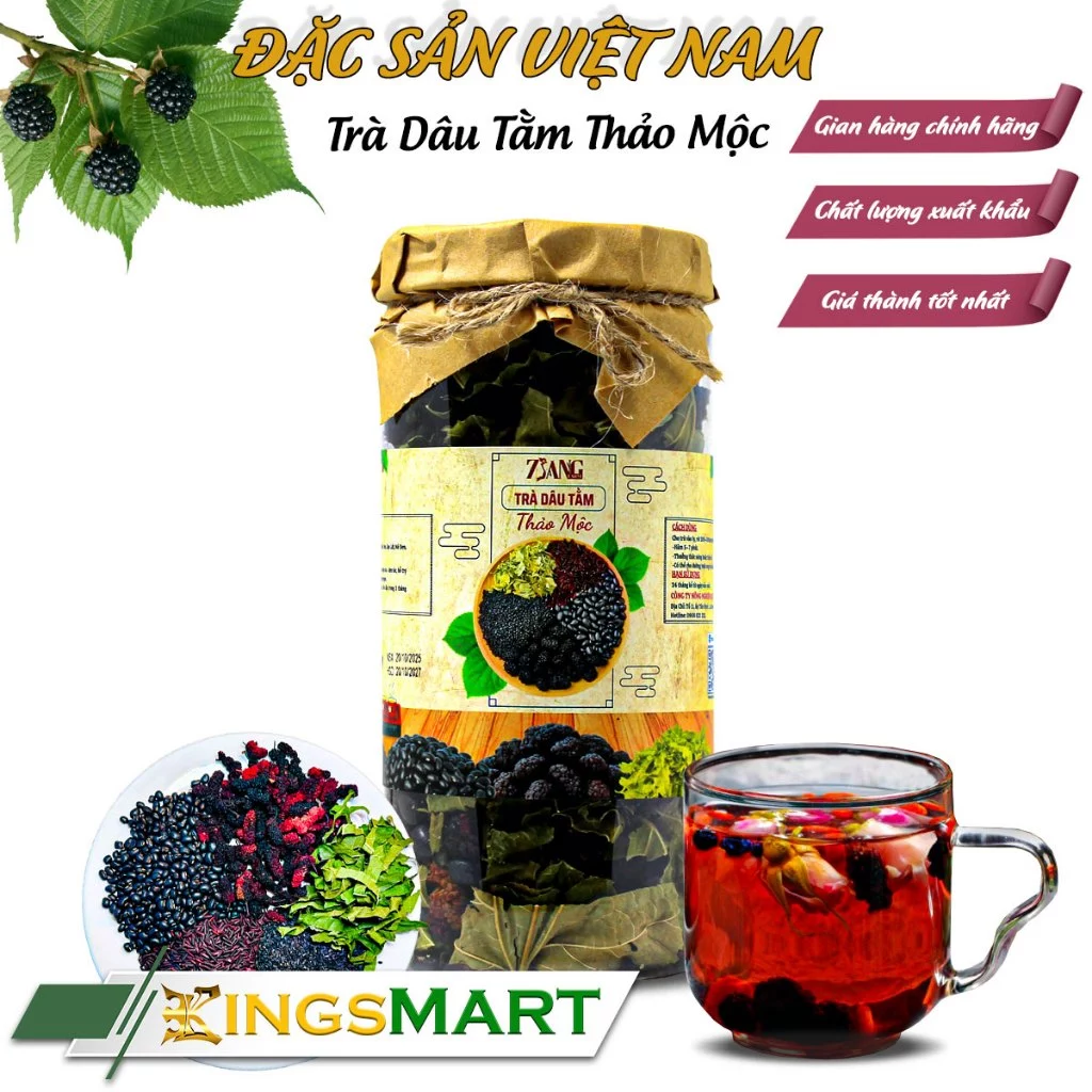 7 SĂNGブランド 自然栽培マルベリーハーブティー - テイニン特産 200g