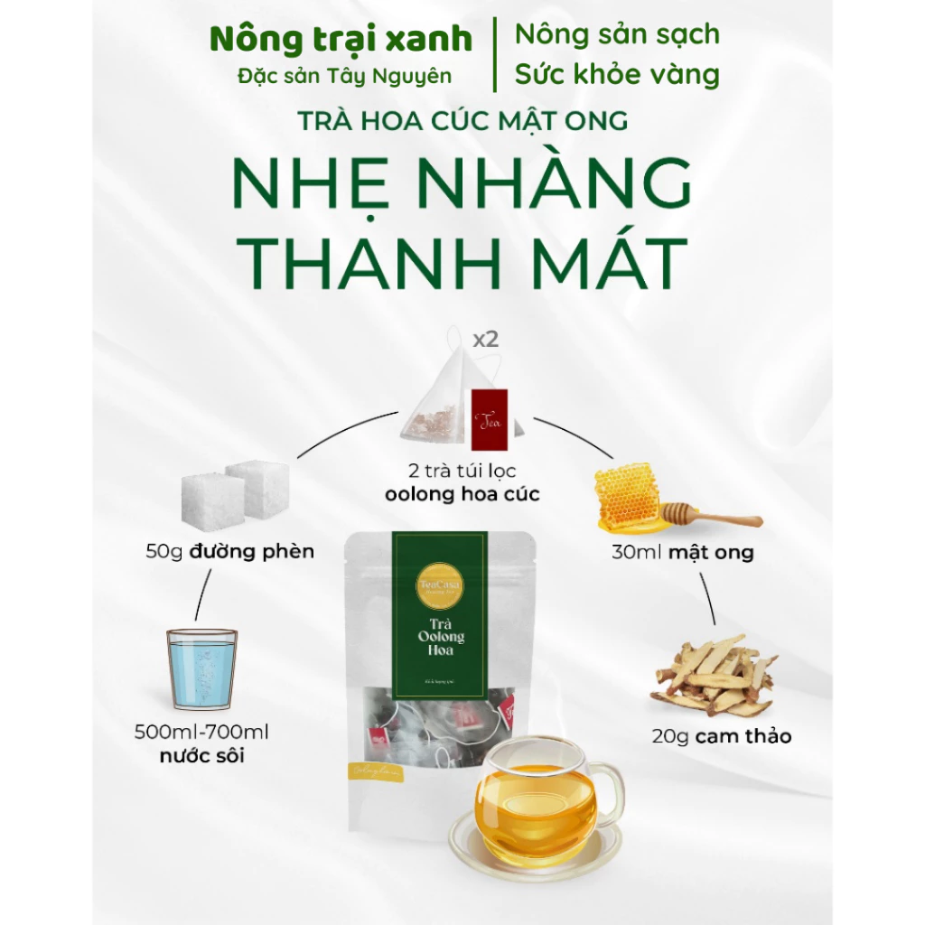 [80g] グリーンファーム産100%天然 菊烏龍茶 - 心臓に優しく、安眠を誘う癒しの一杯