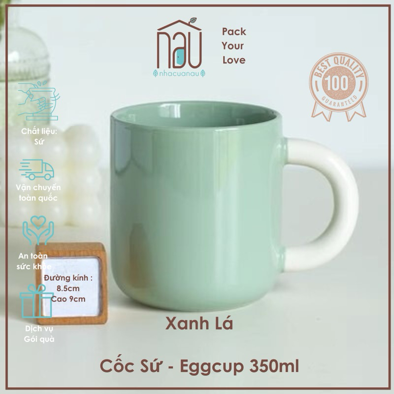 Vintage ヴィンテージ スタイル エッグカップ ブルー 高品質磁器 250ml 手作り陶器