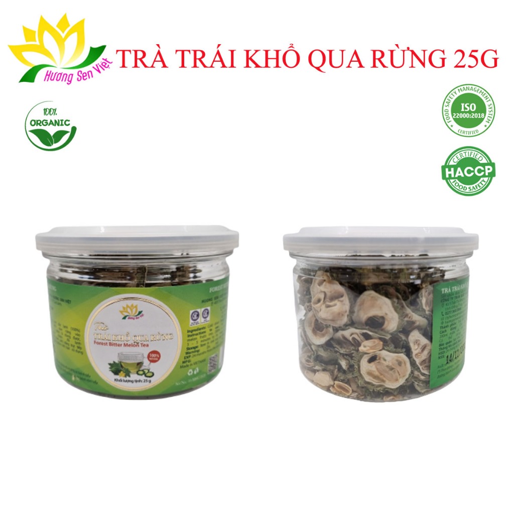 ハーバルティー ビターグourd ナチュラルドライスライス 健康サポート 25g フーンセンベトナム　Herbal Tea Bitter Gourd Natural Dried Slice Health Support 25g Huong Sen Vietnam
