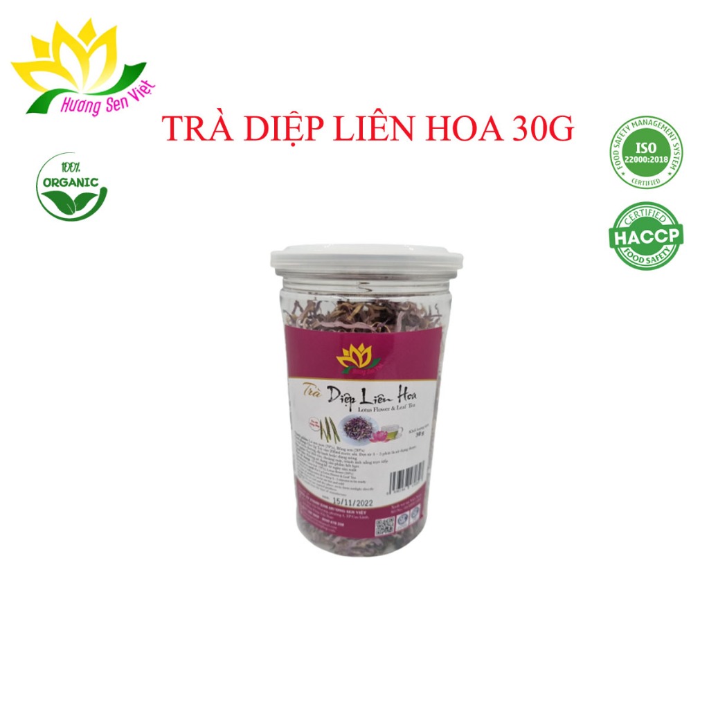 ロータスリーフティー ヘルシーハーブティー ほのかな甘みと爽やかな香り 30g フーンセンヴィエト　Lotus Leaf Tea Healthy Herbal Tea Subtle Sweetness & Refreshing Aroma 30g HUONG SEN VIET