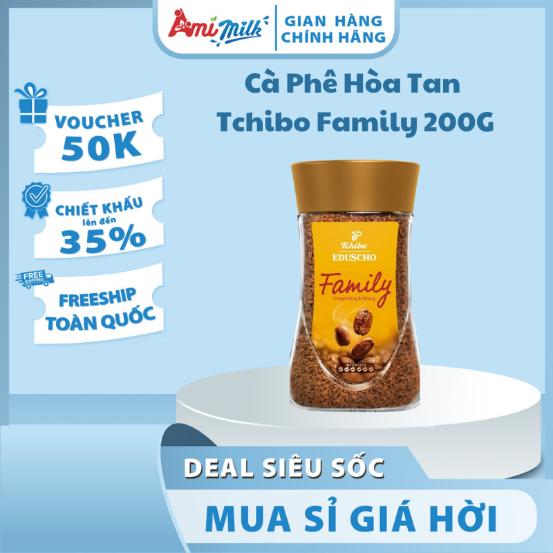 TCHIBO Family コーヒー 粉末 100% ロブスタ 強い味わい 200g TCHIBO        TCHIBO Family Instant Coffee 100% Robusta Strong Flavor 200g TCHIBO