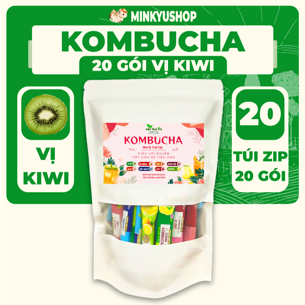 Fucuco Kombucha Detox Kiwi フクコ コンブチャデトックス キウイ 20包 天然発酵飲料 体内浄化 美容効果 低カロリー 20g x 20袋 Fucuco        Fucuco Kombucha Detox Kiwi 20 Packs Natural Fermented Drink Body Detox Beauty Effect Low Calorie 20g x 20 Pouches Fucuco