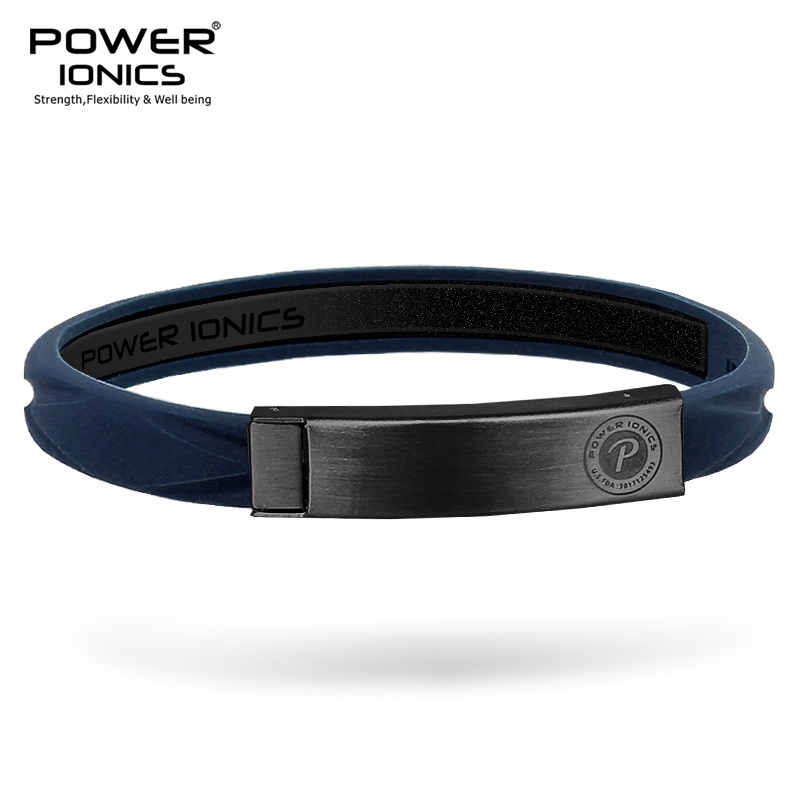パワーアイオニックス プリズム 磁気ブレスレット 高濃度マイナスイオン搭載 フリーサイズ Power Ionics