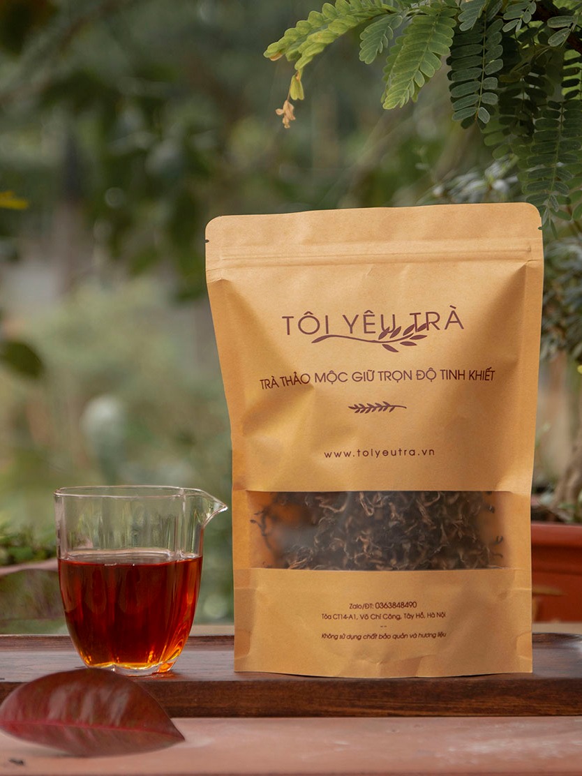 Hồng Trà Shan Tuyết Cổ Thụ Thượng Phẩm Hà Giang - Túi 200gram