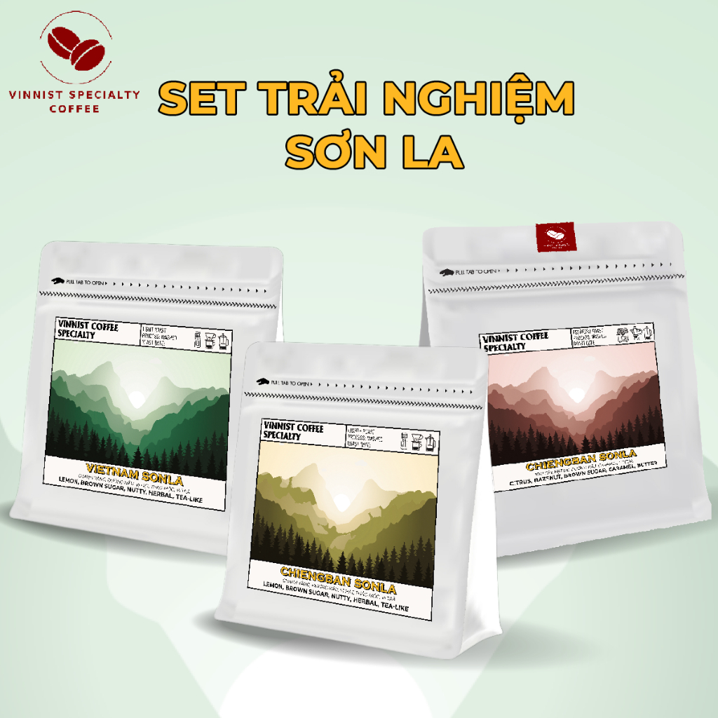 [コンボ] ベトナム スペシャルティ コーヒー セット - ヴィニスト スペシャルティ コーヒー - コンボ 125gr - グラインド ポアオーバー