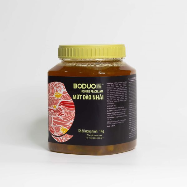 Boduo 桃ジャスミンジャム 1kg 台湾製        Boduo Peach Jasmine Jam 1kg Taiwan