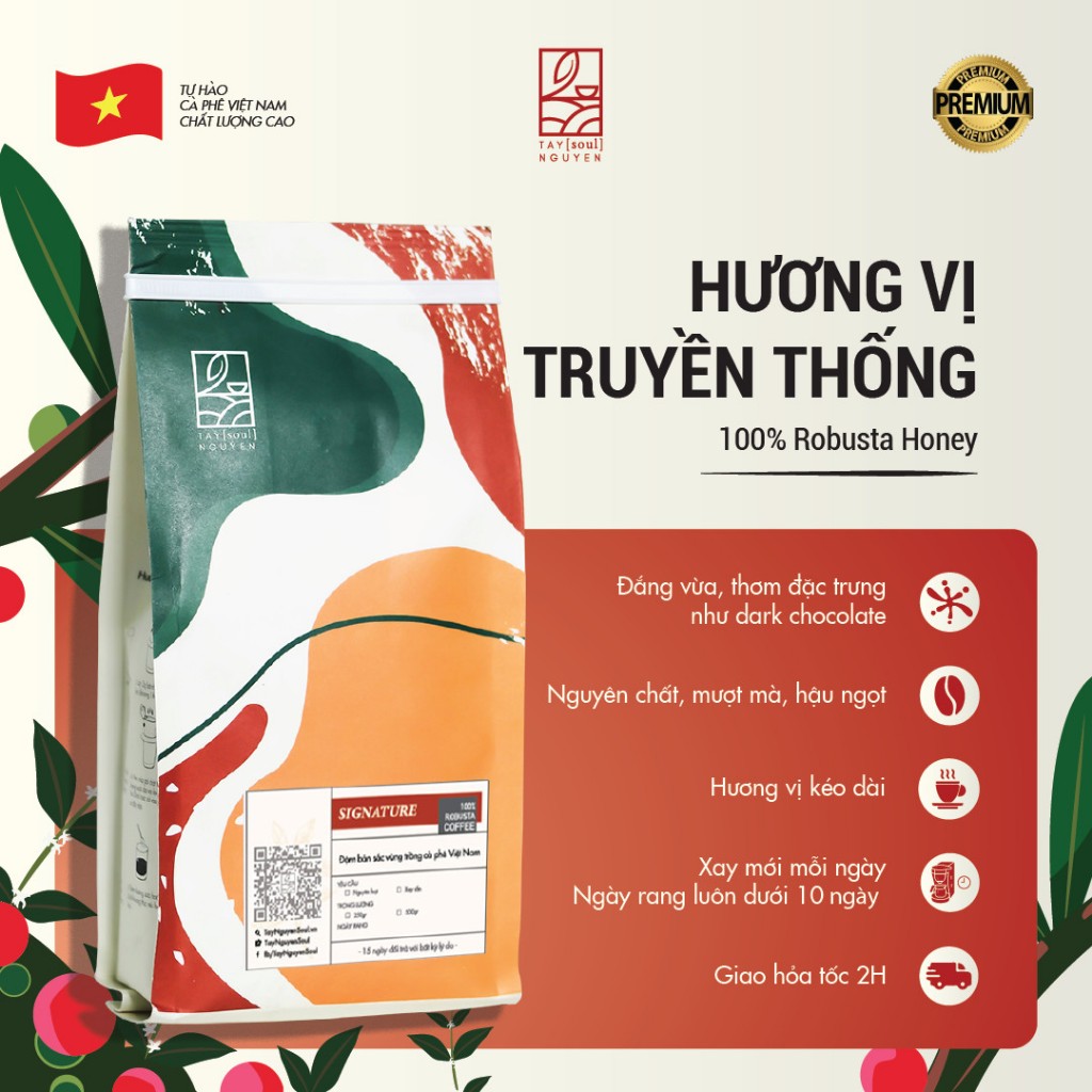 [高品質] 1KG シグネチャー ピュア コーヒー 100% ロブスタ ダック ロースト、濃厚で甘い味わい - 丸ごと豆