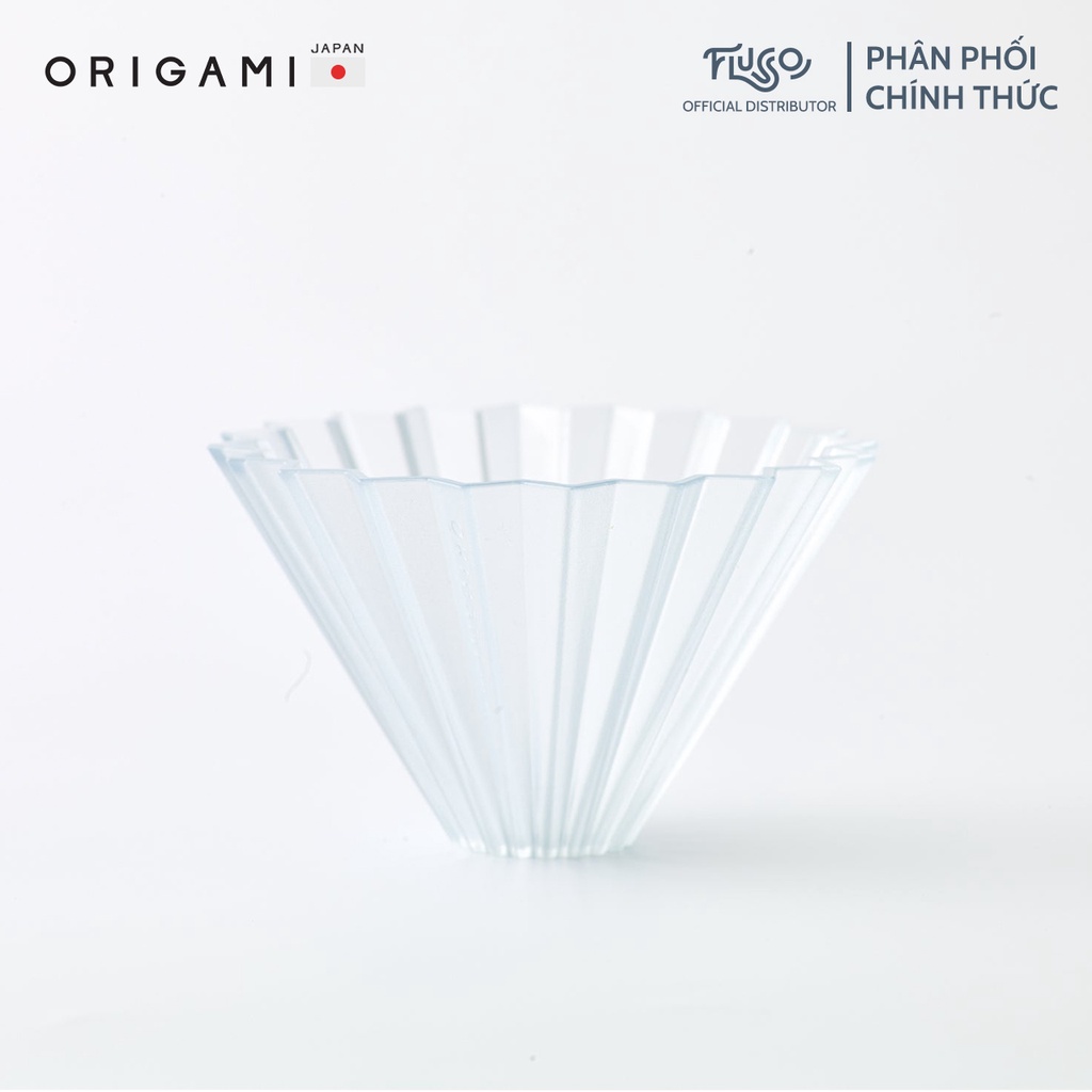 【ORIGAMI JAPAN】ORIGAMI エアフィルターホッパー V60 コーヒーフィルターホッパー クリアカラー