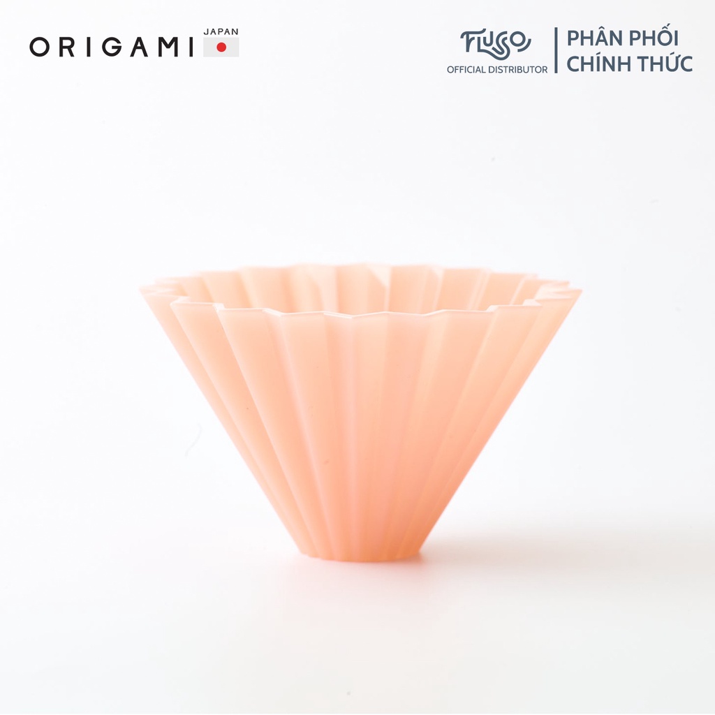 【ORIGAMI JAPAN】ORIGAMI エアフィルターホッパー - コーヒーフィルターホッパー V60 - カラーマットピンク