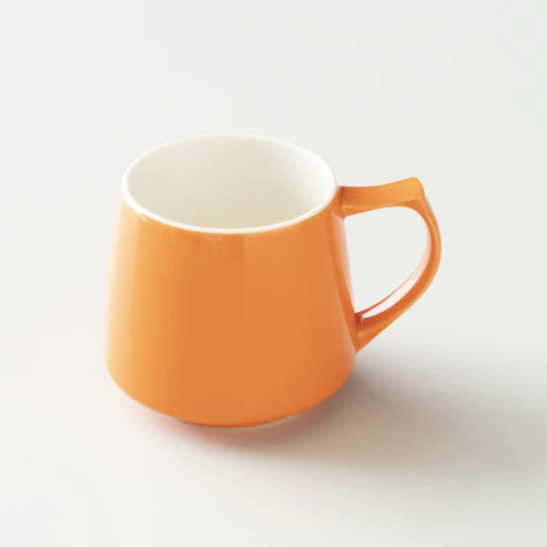 [ORIGAMI JAPAN] ORIGAMI セラミックカップ 320ml - Origami Aroma Mug - マットカラー - オレンジ