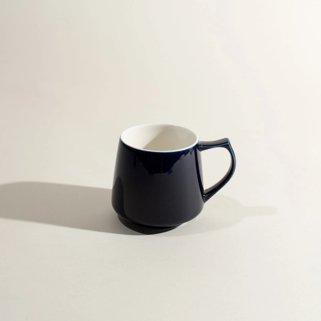 [ORIGAMI JAPAN] ORIGAMI セラミックマグ 320ml - Origami Aroma Mug - マット - ネイビー