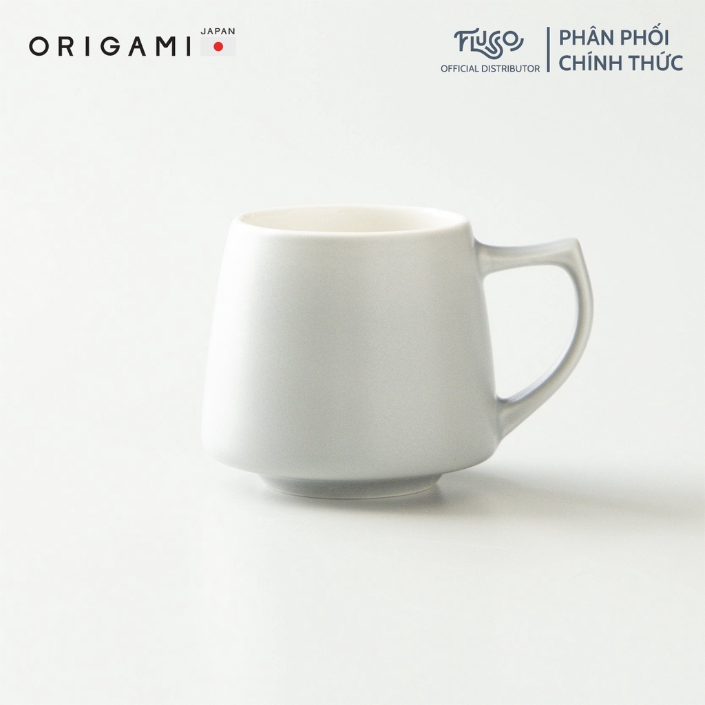 【ORIGAMI JAPAN】ORIGAMI セラミックカップ 200ml - オリガミアロマカップ - マットグレー