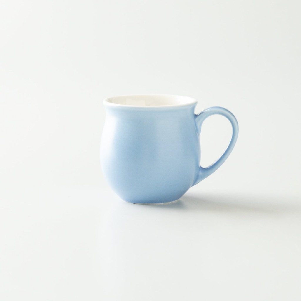 [ORIGAMI JAPAN] 磁器ティー＆コーヒーカップ 200ml - Origami Pinot Aroma Cup - マットブルーカップ