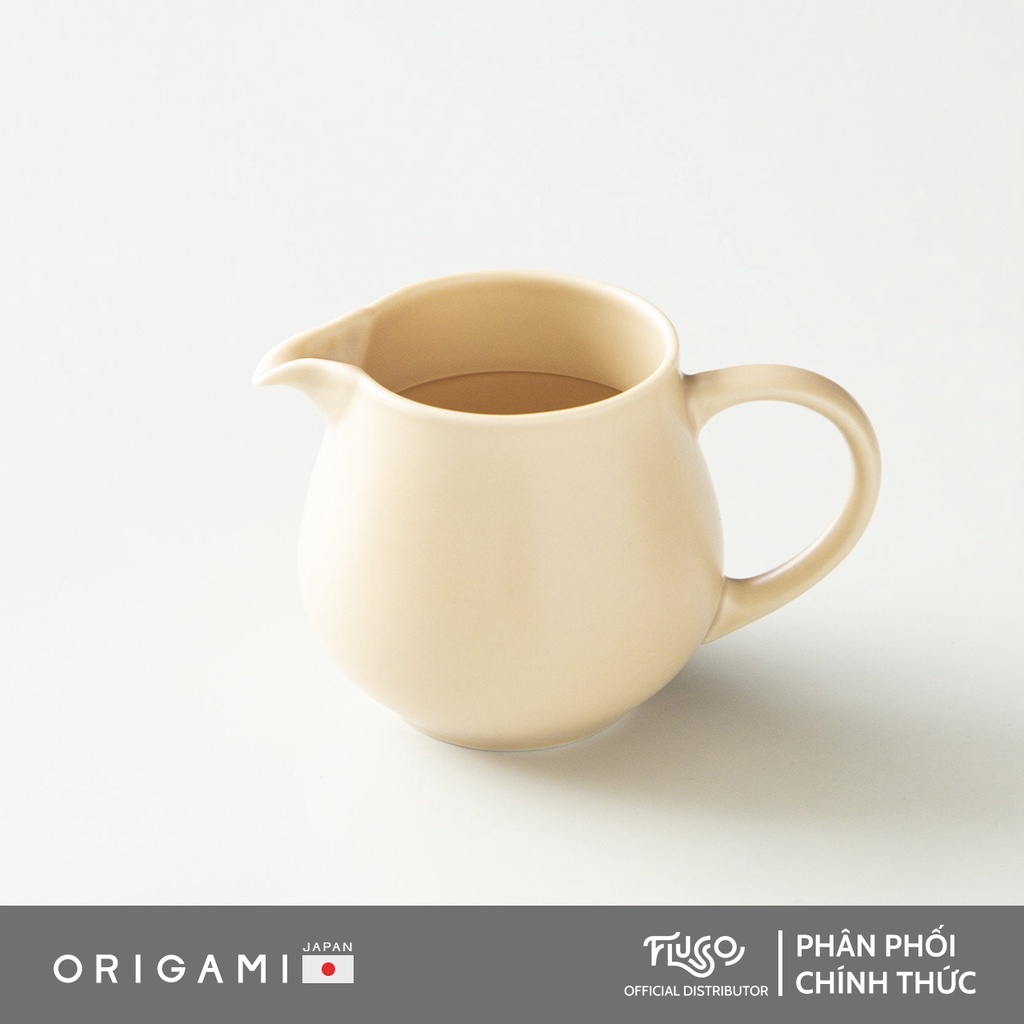 [ORIGAMI JAPAN] バレルアロマオリガミコーヒーサーバー - ORIGAMI Barrel Aroma Coffee Server - マットベージュ