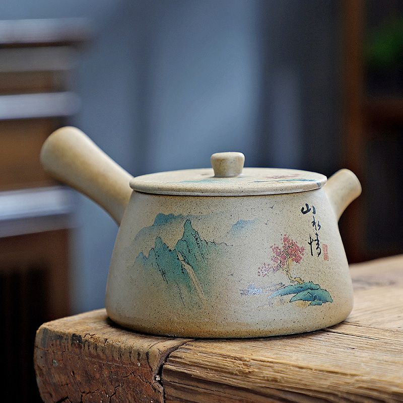 茶道具ブランド 古典武道スタイル 陶器茶器セット 210ml 高温焼成 耐熱性 伝統的デザイン 陶芸工房