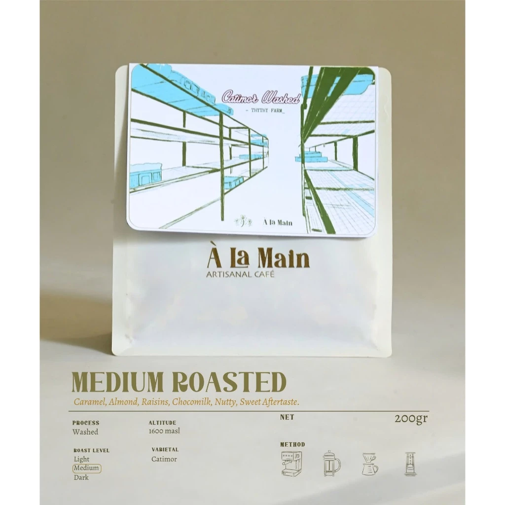 コールドブリュー専用 カティモール ウォッシュド コーヒーパウダー 500g - THYTHY Farm ダラット産