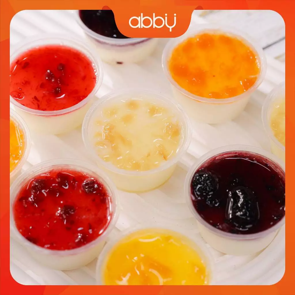 【ABBY】特製抹茶パウダー無料！100個作れる巨大パンナコッタキット - 10種の絶品トロピカルソース付き