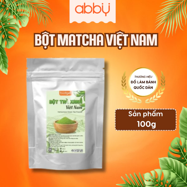 【ABBY】ベトナム産抹茶パウダー 100g 個包装 - 製菓・美容・ドリンク用 純粋天然緑茶粉