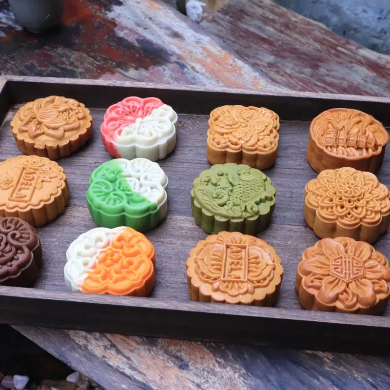 アデラ ヘルシー月餅4種アソート - 無料ギフトボックス付き Adela Healthy Mooncake