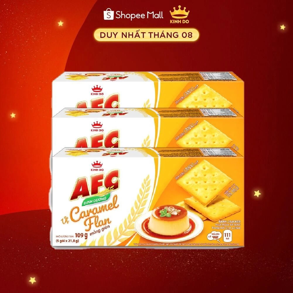 AFC 栄養クラッカー キャラメルフラン＆若米フレーク味 選べるお得なコンボセット（109g×3箱または261.6g×2箱）