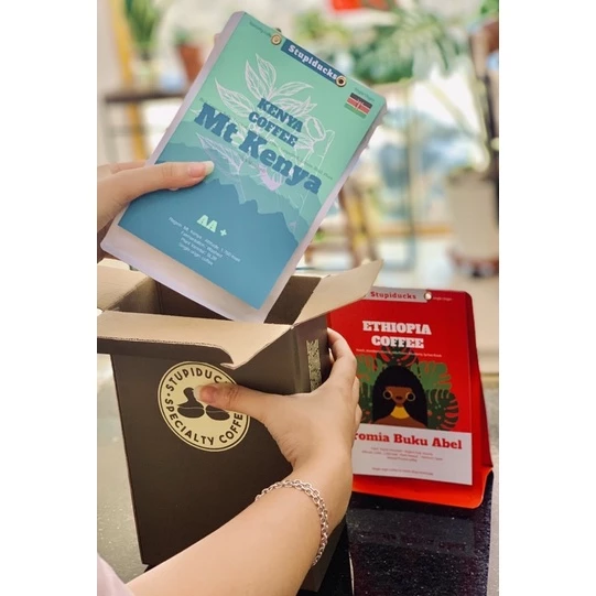 【エスプレッソ用 極細挽き】アフリカ スペシャルティコーヒー粉 2種セット（ケニアAAプラス & エチオピアG1ナチュラル）250g×2