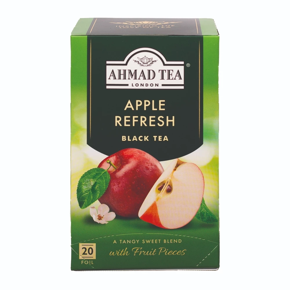 AHMAD 英国紅茶 アップルリフレッシュ（40g）- 日常に活力を与えるフルーツティー