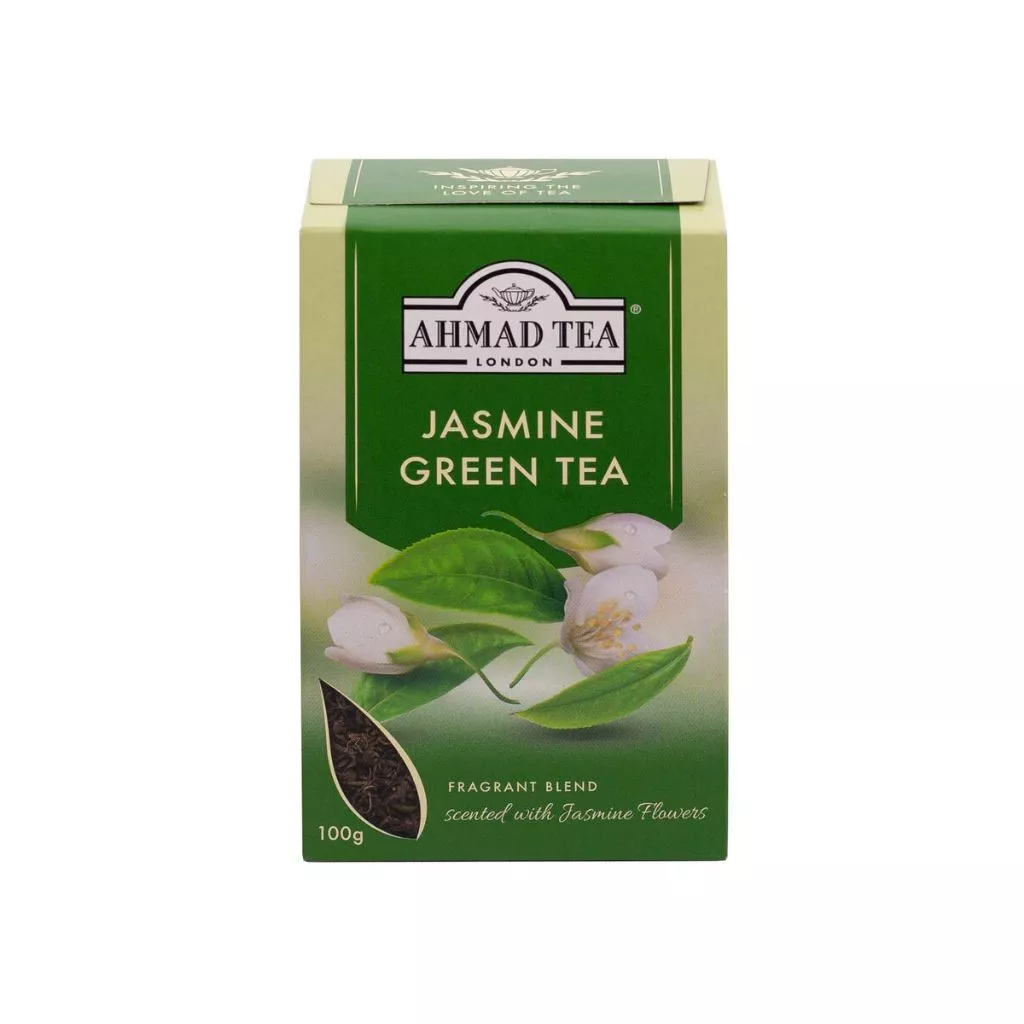 アーマッド 英国産ジャスミン緑茶 (100g) - 優雅な香りの極み