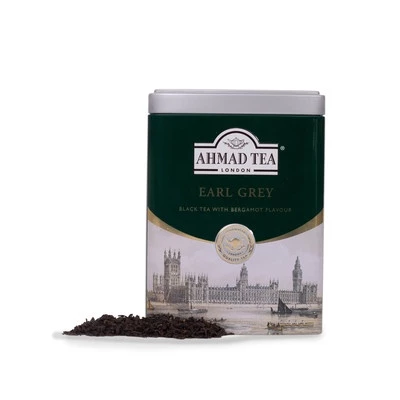 英国アハマドティー アールグレイ 紅茶 缶入り 100g – 優雅な香りと至福の味わい