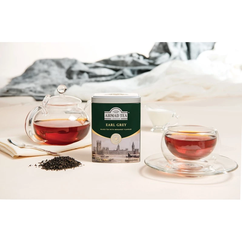 英国アハマドティー アールグレイ 紅茶 缶入り 100g – 優雅な香りと至福の味わい