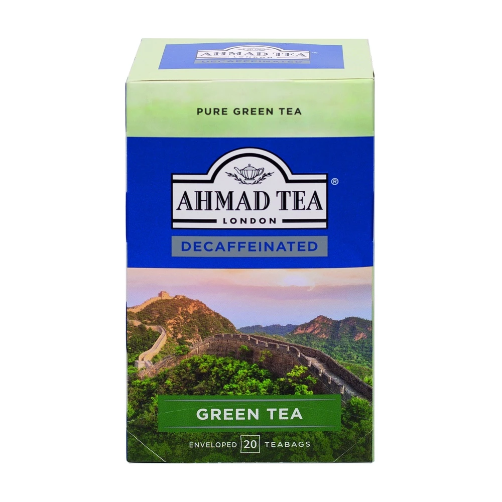 アハマドティー 英国産 デカフェ 緑茶 (40g) - カフェインフリー グリーンティー