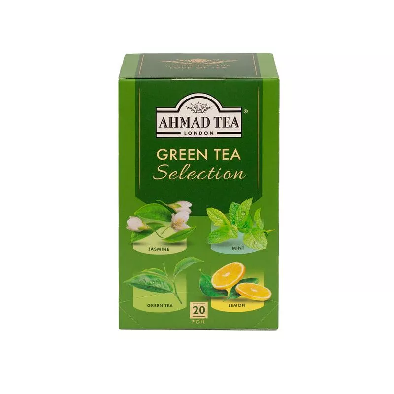 AHMAD TEA 英国 緑茶セレクション 4種アソート (40g) - グリーンティーセレクション