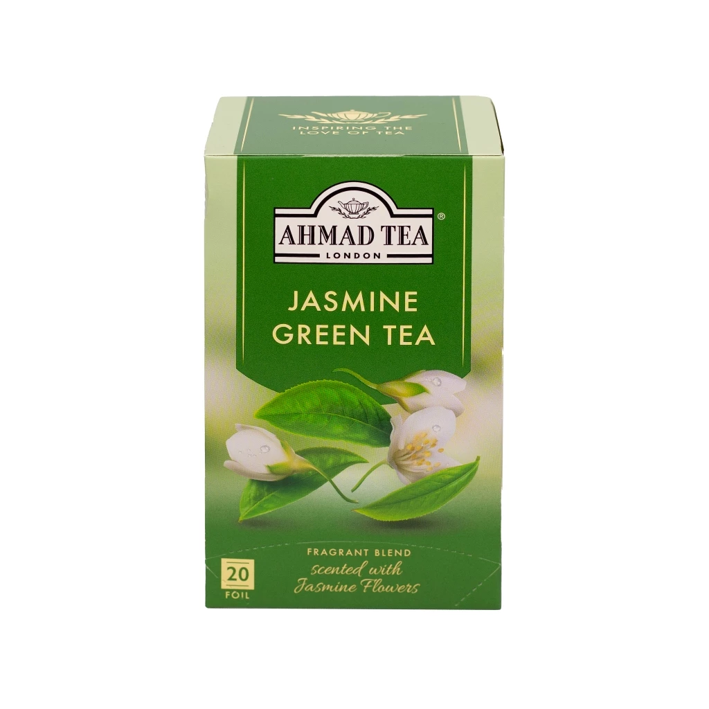 AHMAD (アーマッド) 英国産ジャスミン緑茶 (40g) - 優雅な香りで癒やされる「人生の贈り物」